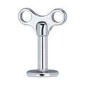 16G 6mm Steel Winding Key Top Labret Monroe Tragus