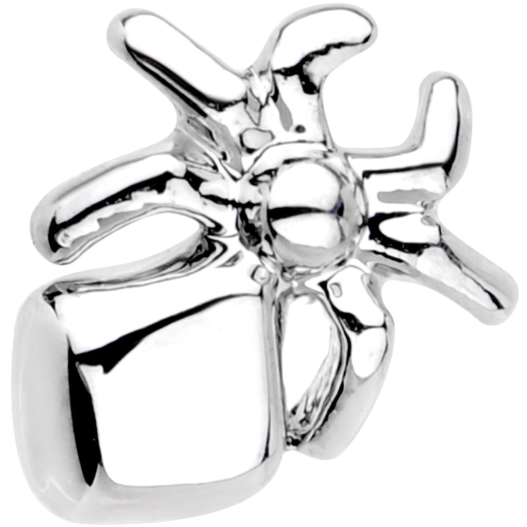 16G 5/16 Halloween Spider Cartilage Tragus Earring