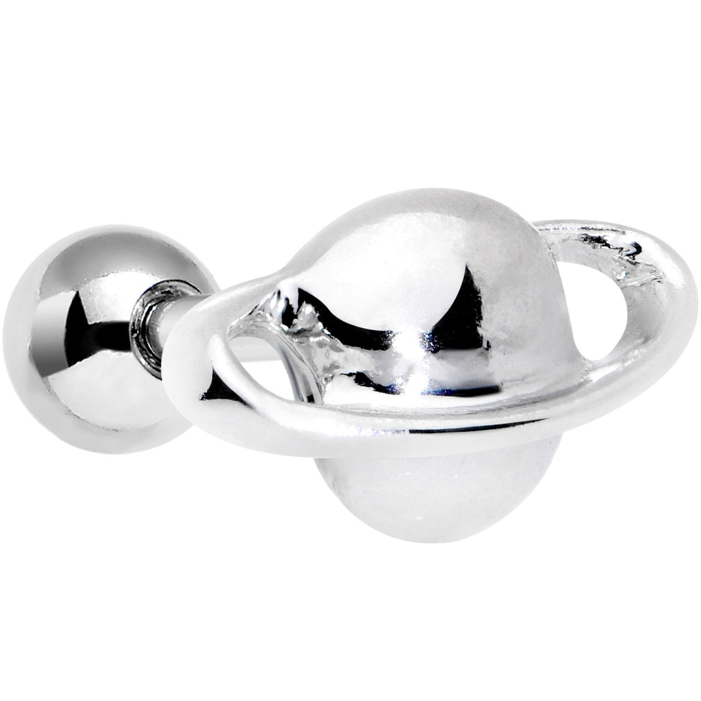 16G 1/4 Ring of Planet Saturn Cartilage Tragus Earring