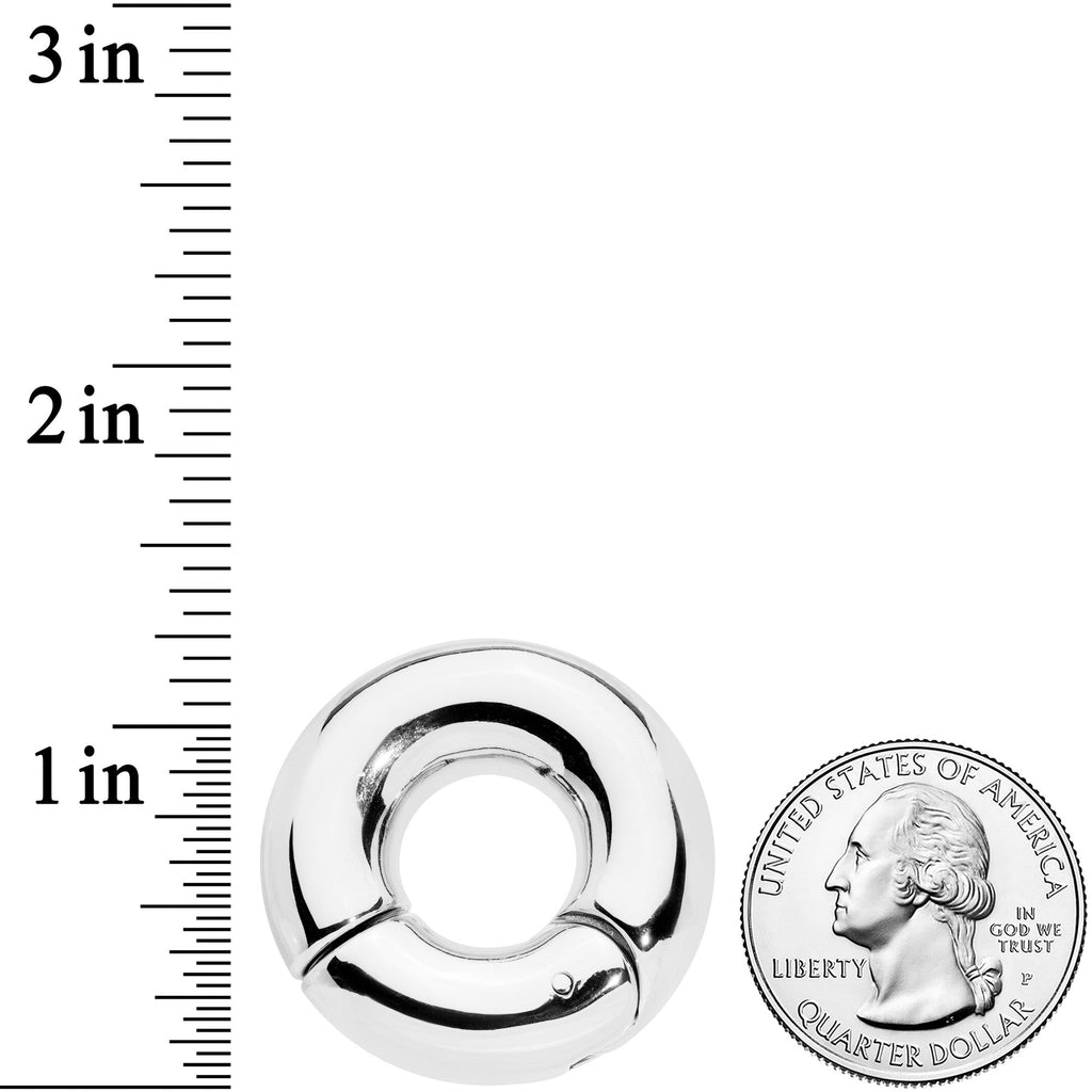 00G 1/2 Stainless Steel Hinged Segment Ring