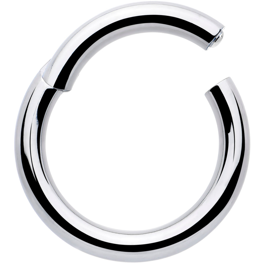 8G 5/8 316L Surgical Steel Precision Hinged Segment Hoop