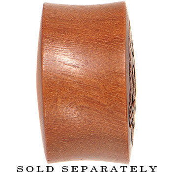 Organic Sawo Wood Fleur de Lis 50-50 Saddle Plug