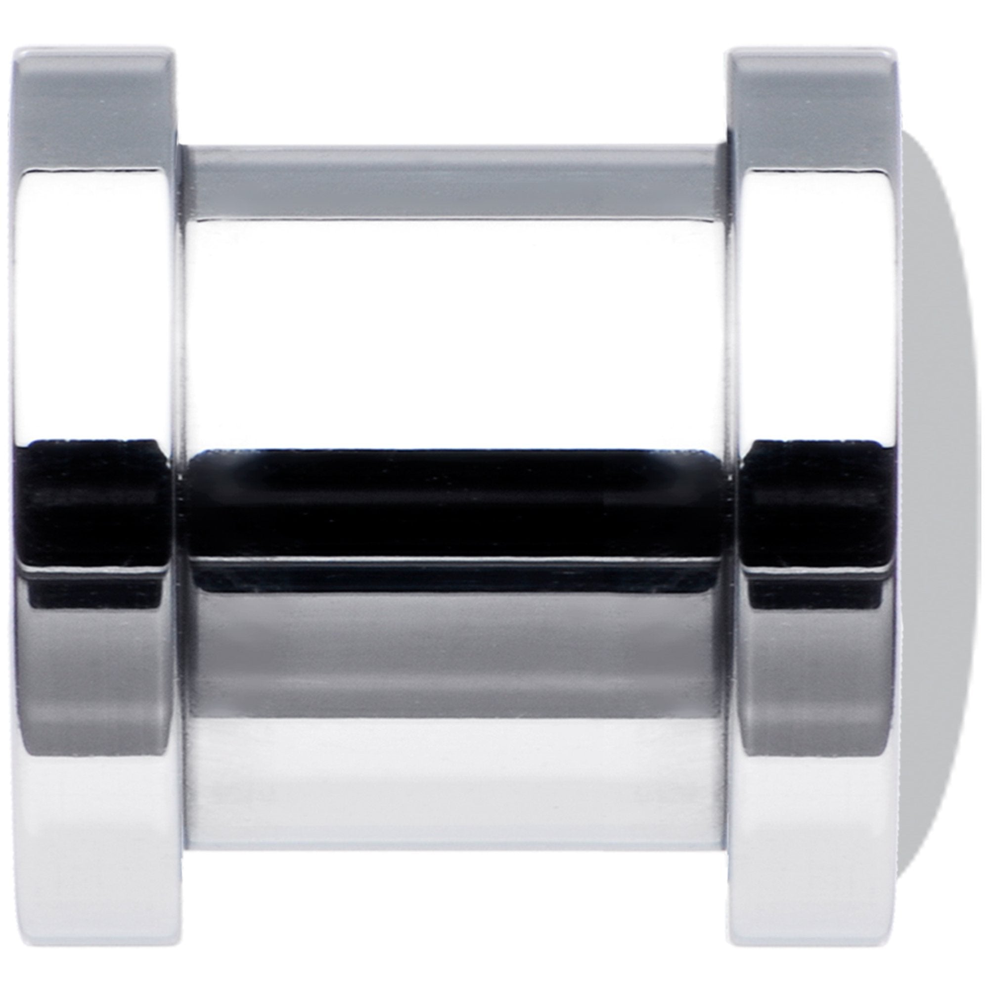Black White Tiger Eyes Steel Screw Fit Plug Set 2G